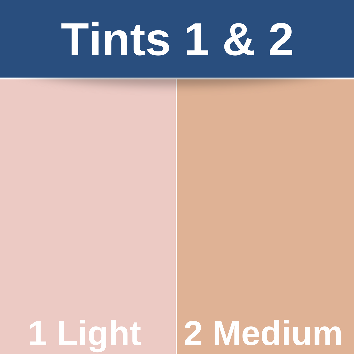 Samples (1&2) Fair to light skin tones