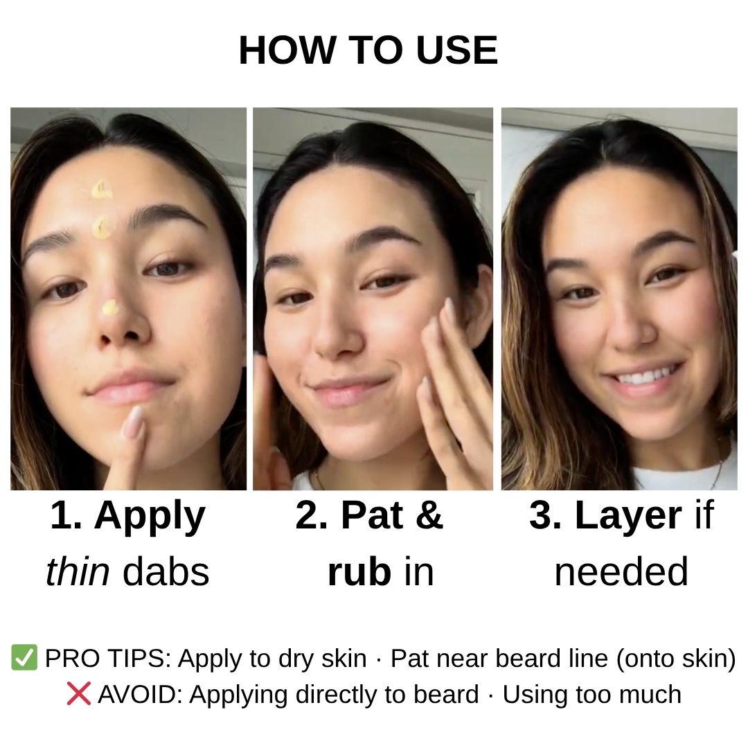 Organic Tinted Face Moisturizer + SPF 30 β 9 Ingredients β No White Cast β Daily Mineral Protection β 2 oz