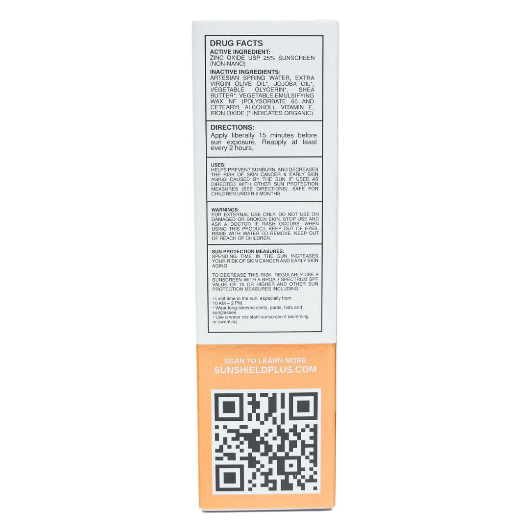 Organic Tinted Face Moisturizer + SPF 30 β 9 Ingredients β No White Cast β Daily Mineral Protection β 2 oz